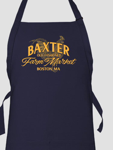 Farm Market Navy Apron