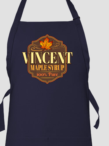 Maple Syrup Navy Apron