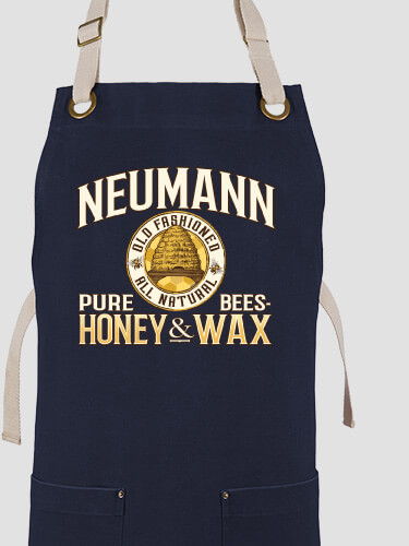 Beekeeping Navy/Stone Canvas Work Apron