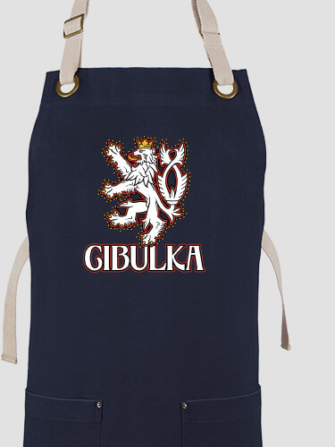 Czech Lion Navy/Stone Canvas Work Apron