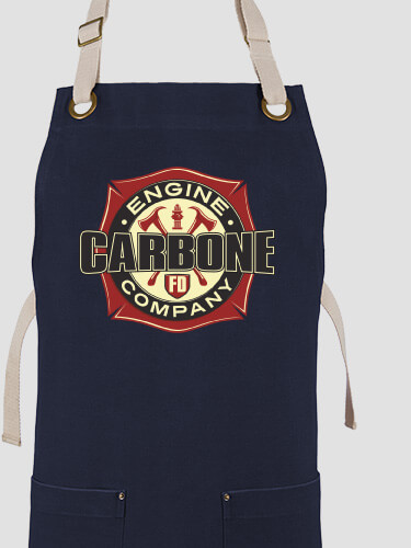 Engine Company Navy/Stone Canvas Work Apron