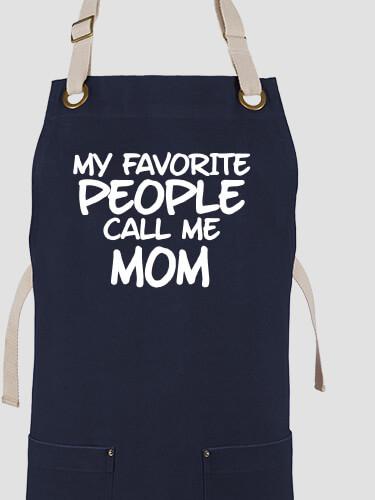 Favorite People Navy/Stone Canvas Work Apron