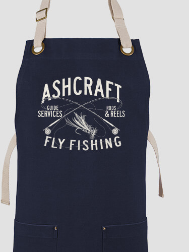 Fly Fishing Guide Navy/Stone Canvas Work Apron