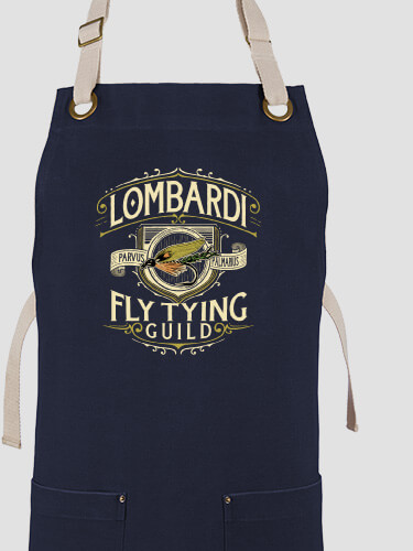 Fly Tying Guild Navy/Stone Canvas Work Apron