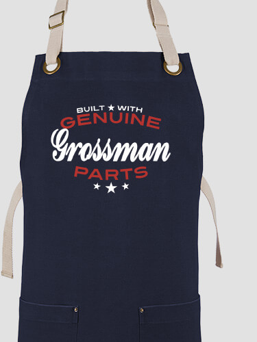 Genuine Parts Navy/Stone Canvas Work Apron