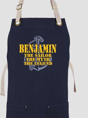 Navy Myth Legend Navy/Stone Canvas Work Apron