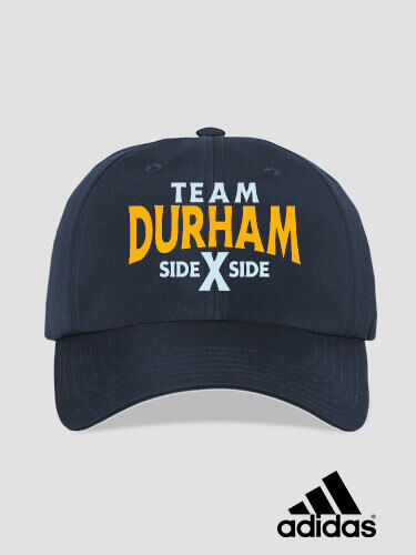 Team Side By Side Navy Embroidered Adidas Hat