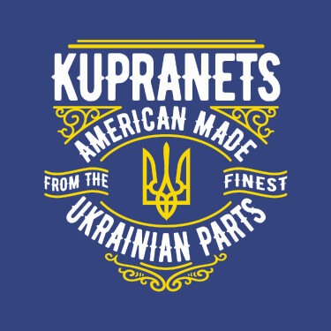 Royal Blue Ukrainian Parts Personalized default 