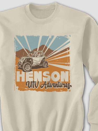 UTV Adventures Sand Adult Sweatshirt