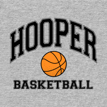 Sports Grey Basketball Personalized T-Shirts 