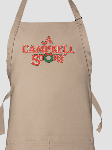 Christmas Story Tan Apron