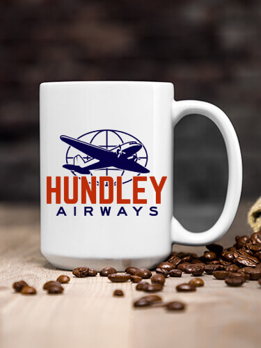 White Airways Personalized ceramic-coffee-mug 