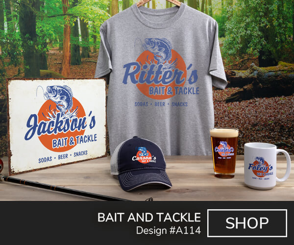 Bait and Tackle - T-Shirt, Hat & Pint Glass