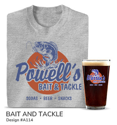 Bait and Tackle - T-Shirt, Hat & Pint Glass