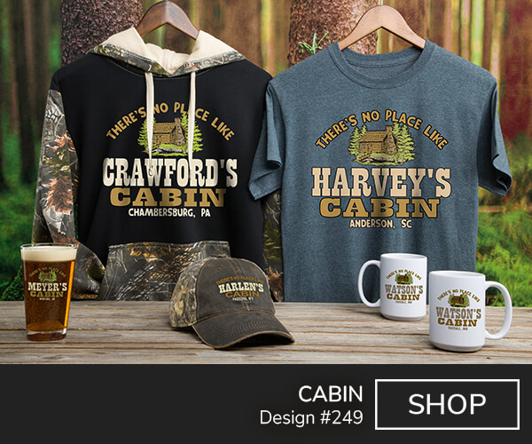 Cabin - T-Shirt, Trucker Hat, cofee mug, Pint Glass