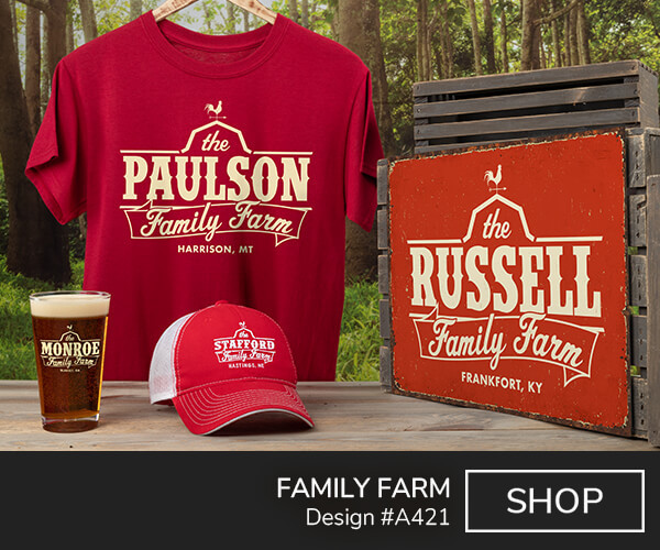 Family Farm - T-Shirt, Hat & Pint Glass