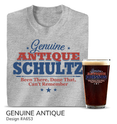 Genuine Antique - T-Shirt, Hat & Pint Glass