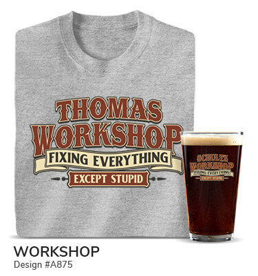 Workshop - T-Shirt, Hat & Pint Glass