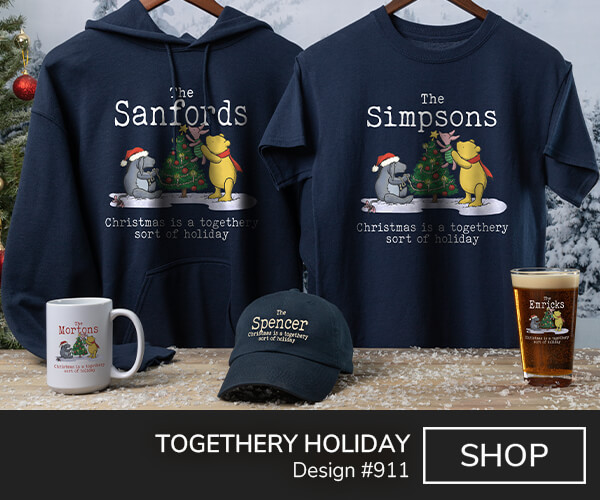 Togethery Holiday - T-Shirt, Trucker Hat, cofee mug, Pint Glass