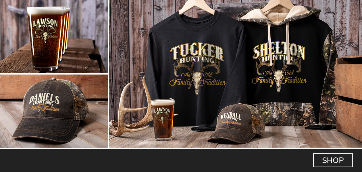 Share your family's hunting traditions with our personalized design # ...