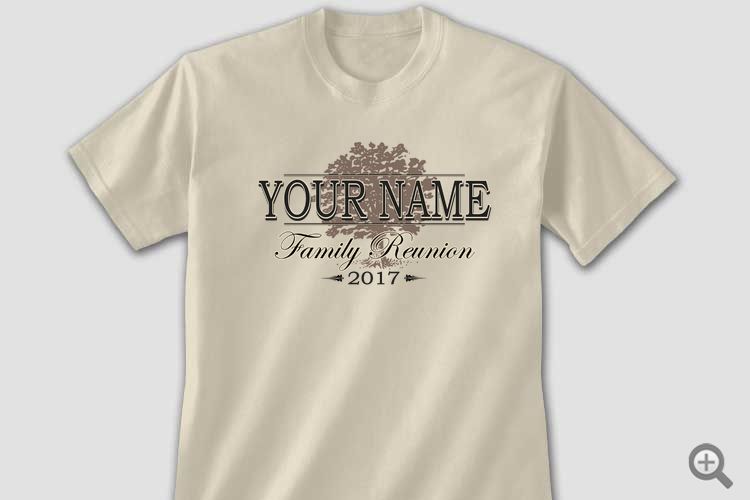 Classic Family Reunion Sand Adult T-Shirt | InkPixi